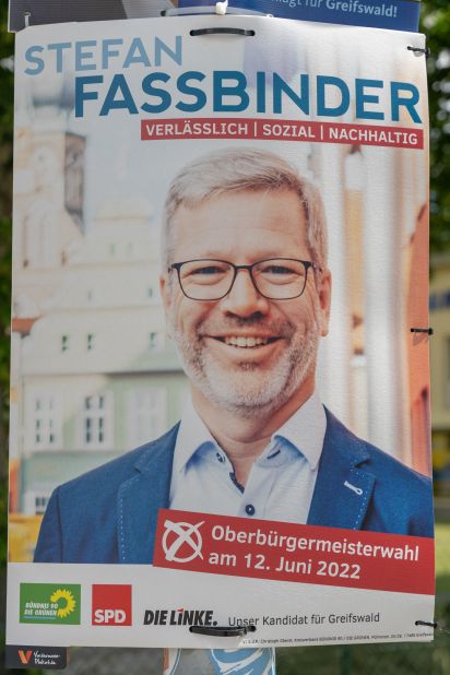 Kandidierendenplakat Verlässlich. Sozial. Nachhaltig.