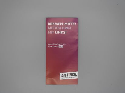 Flyer Bremen-Mitte: Mitten drin mit LINKS!