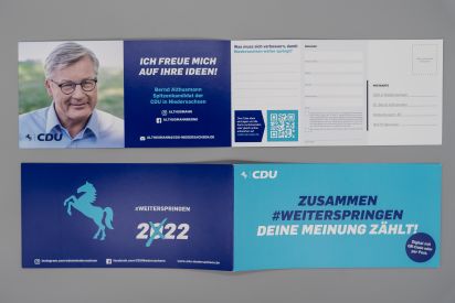 Flyer Zusammen #weiterspringen. Deine Meinung zählt!