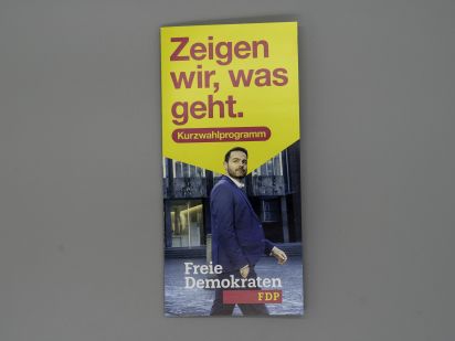 Flyer Zeigen wir, was geht. Kurzwahlprogramm.