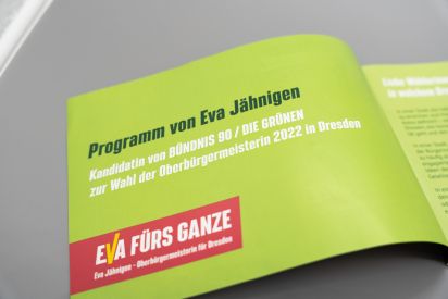 Broschüre Engagement, Verlässlichkeit, Anstand. Mein Programm als Oberbürgermeisterin.