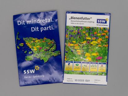 Give Away Blumensamen: Dit mindretal. Dit parti.