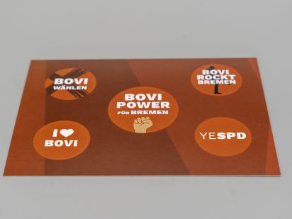 Postkarte Bovi Power für Bremen