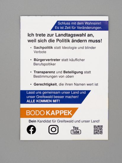 Flyer Zeit für Veränderung