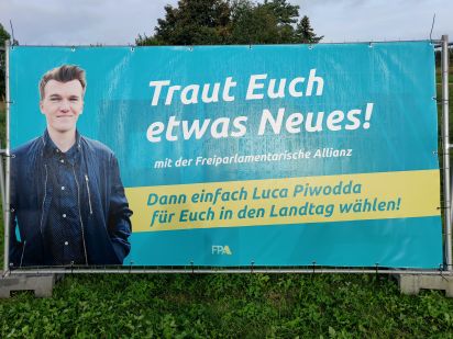 Bauzaun Traut euch etwas Neues!