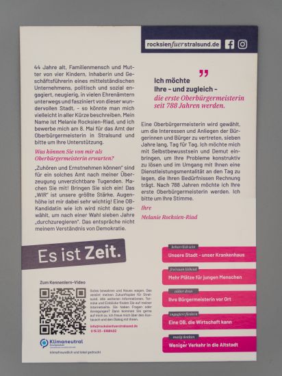 Flyer Es ist Zeit