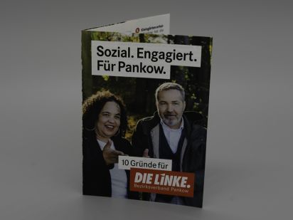 Flyer Sozial. Engagiert. Für Pankow.