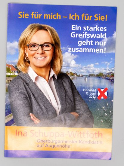 Flyer Ich für Sie. Sie für mich.