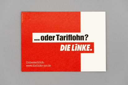 Flyer Schmiergeld oder Tariflohn?