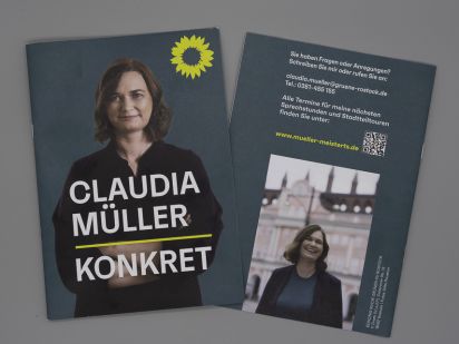 Broschüre Claudia Müller. Konkret.