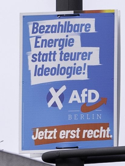 Themenplakat Bezahlbare Energie statt teurer Ideologie!