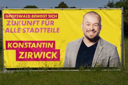 Bauzaun Zukunft für alle Stadtteile